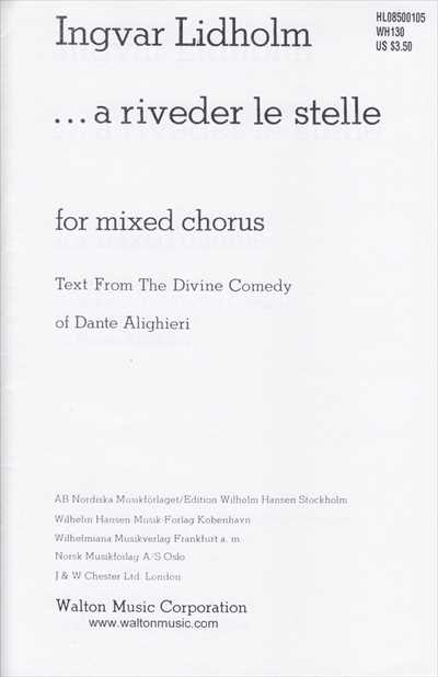 A Riveder Le Stelle [SATB]