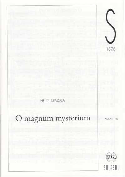 O magnum mysterium