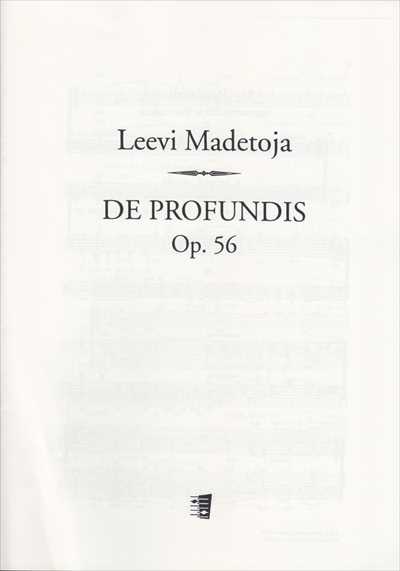 De Profundis Op.56