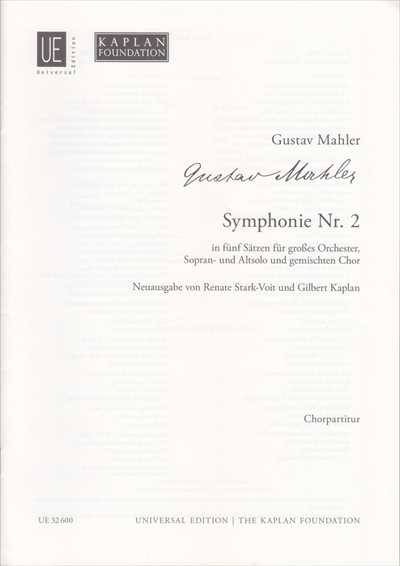 Symphonie Nr.2 [Vocal Score]