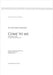 Come to Me [SATB]