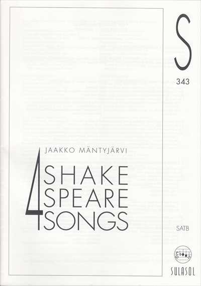 4 Shakespeare Songs [SATB]