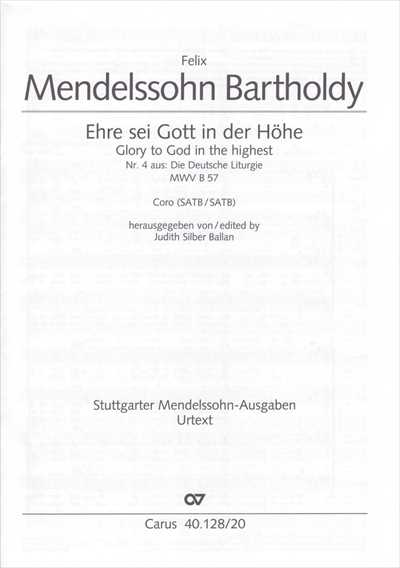 Ehre sei Gott in der Hohe. Gloria [SATB]
