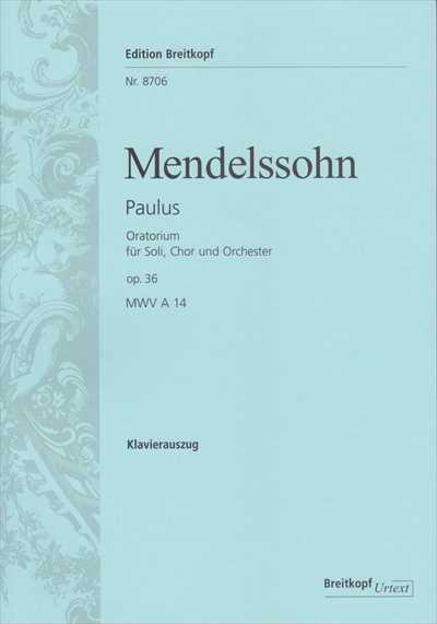 Paulus Op.36 [Vocal Score]