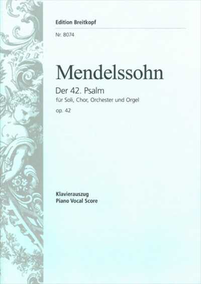 Psalm 42 Op.42 [Vocal score]