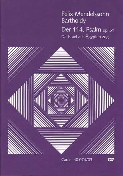 Der 114 Psalm Op.51