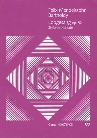 Lobgesang Op.52 (Sinfonie-Kantate) [Vocal Score]