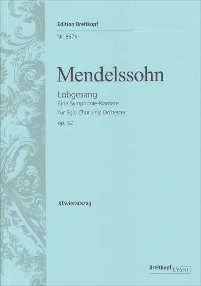 Lobgesang Op.52 [Vocal Score]