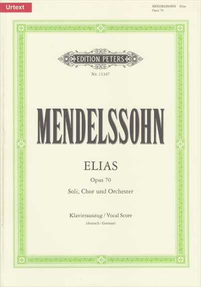 Elias Op.70 [Vocal Score]