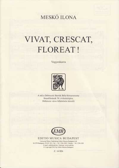 Vivat, crescat, floreat!