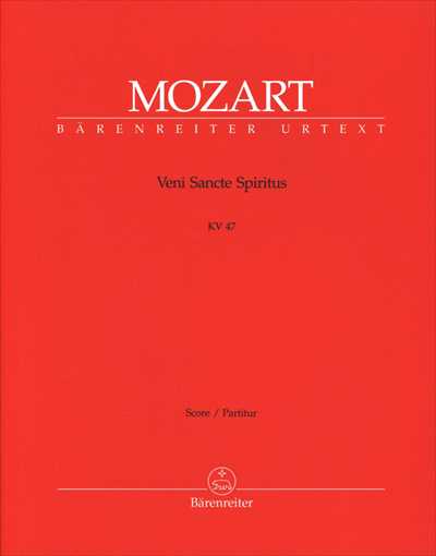 Veni Sancte Spiritus KV.47 [Full Score]