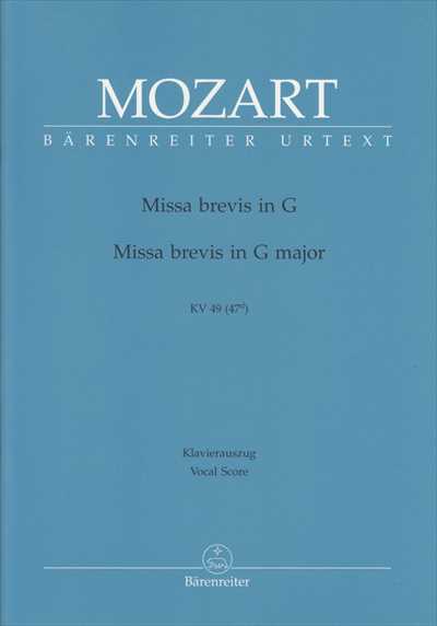 Missa brevis in G KV.49