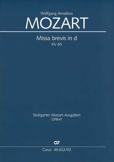 Missa brevis in d K65
