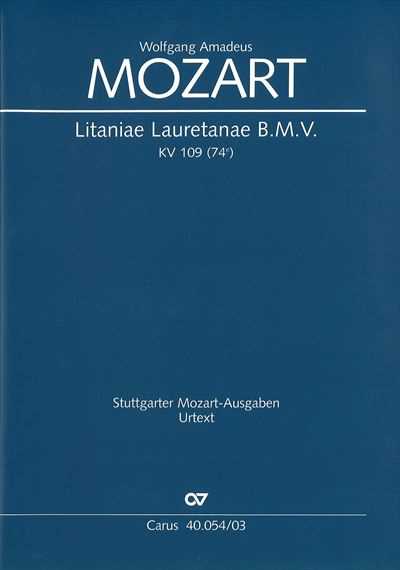 Litaniae Lauretanae B.M.V. K109