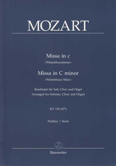 Missa solemnis in C KV.139 (Choir & Organ)