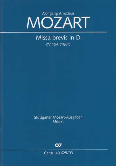 Missa brevis in D K194