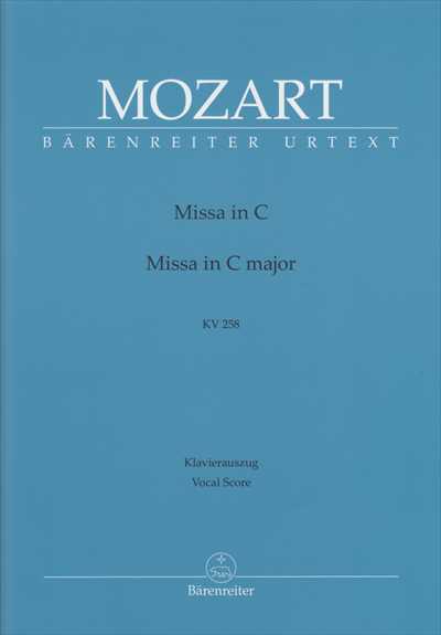 Missa brevis in C K.258 [Vocal Score]