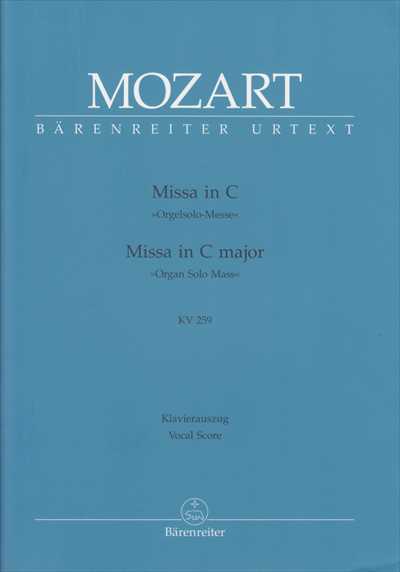 Missa brevis in C K259