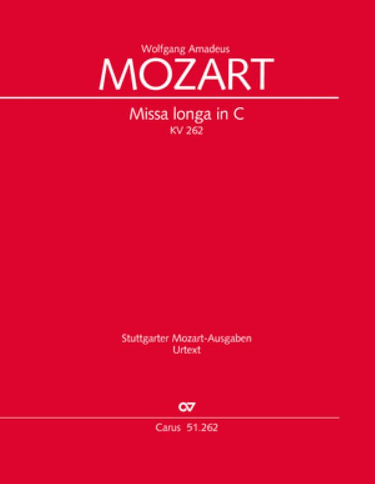 Missa longa in C KV.262 [Full Score]