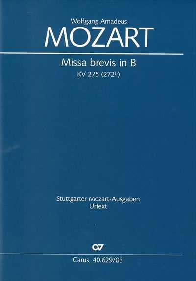 Missa brevis in B K.275