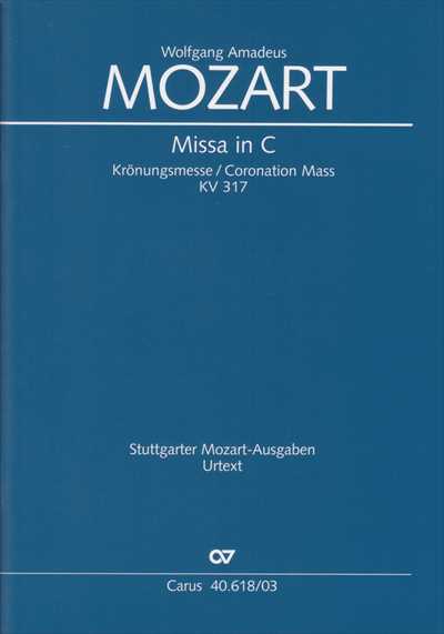 Missa in C KV.317（Carus)