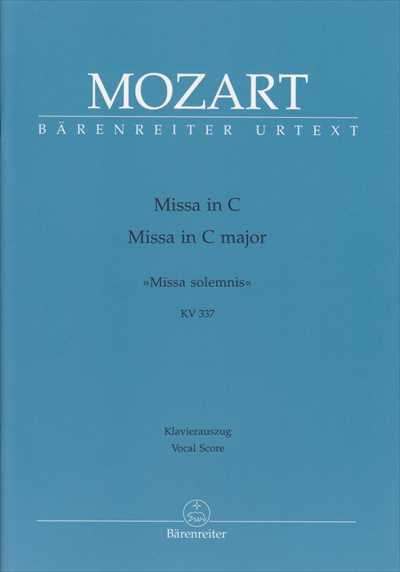 Missa solemnis in C K337