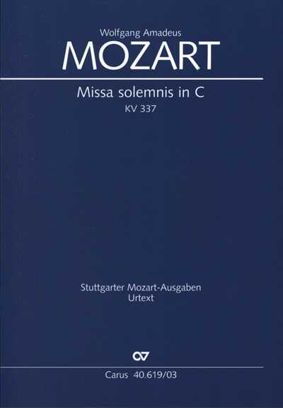 Missa solemnis in C KV.337