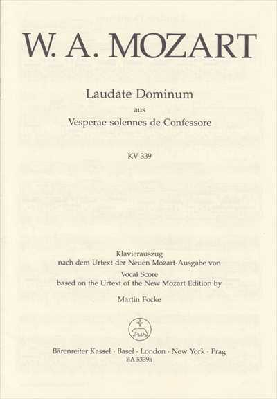 Laudate Dominum from KV.339