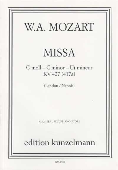 Missa in c KV.427 [Landon / Vocal Score]
