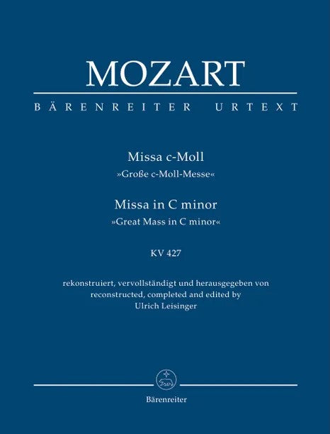 Messe in c KV.427 (Leisinger) [Study Score]
