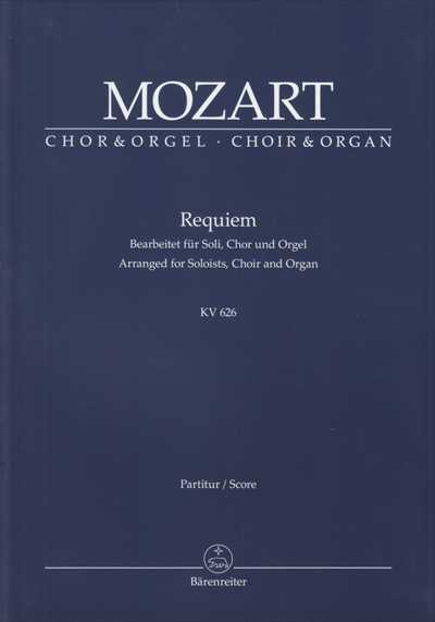 Requiem K626 (Choir & Organ BA7518)