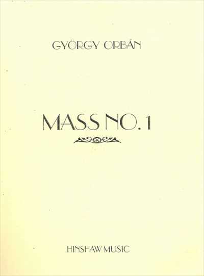Mass No.1 in C (Missa prima)