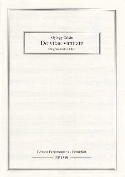 De vitae vanitate