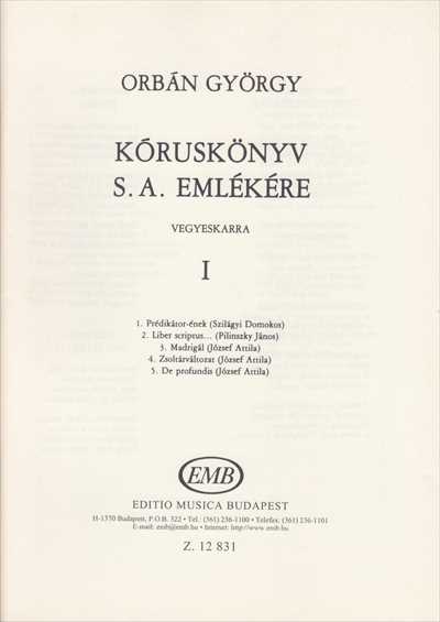Koruskonyv S.A.Emlekere