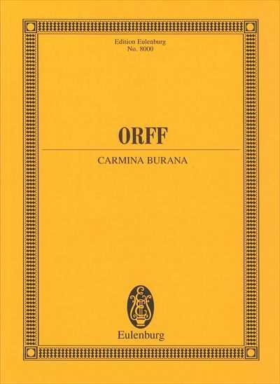 Carmina Burana [Study Score]