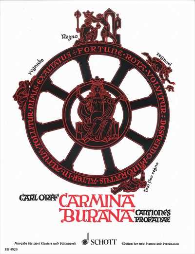Carmina Burana [2 Pf. & Perc. ver. / Full Score]