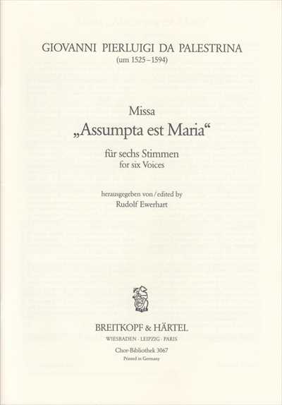 Missa Assumpta est Maria