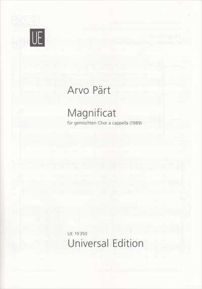 Magnificat [SATB, a cappella]