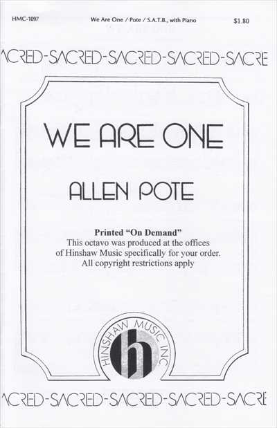 We Are One