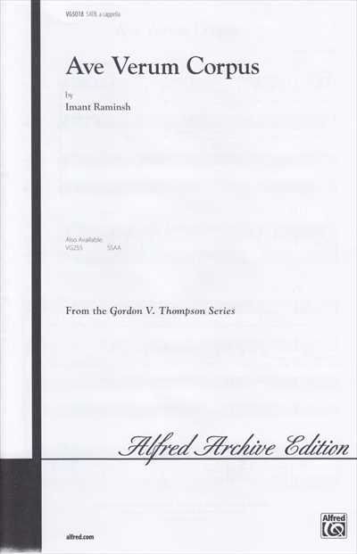 Ave Verum Corpus [SATB]