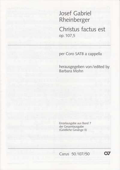 Christus factus est Op.107-5