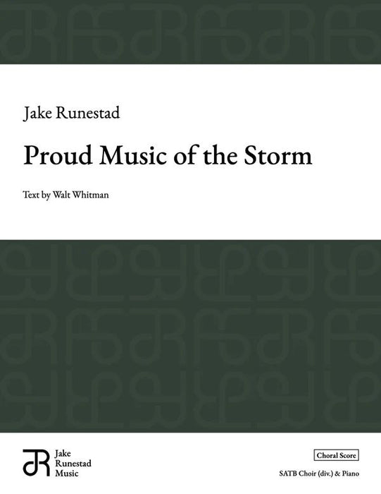 Proud Music of the Storm [SATB]
