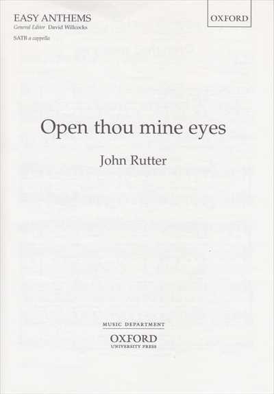 Open thou mine eyes