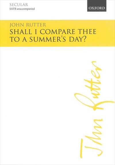 Shall I compare thee to a summer's day?