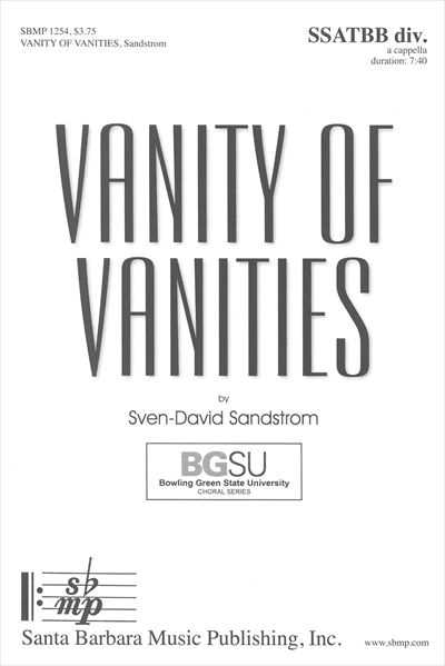 Vanity of Vanities