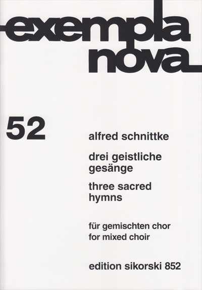 Three Sacred Hymns for mixed choir [SATB]