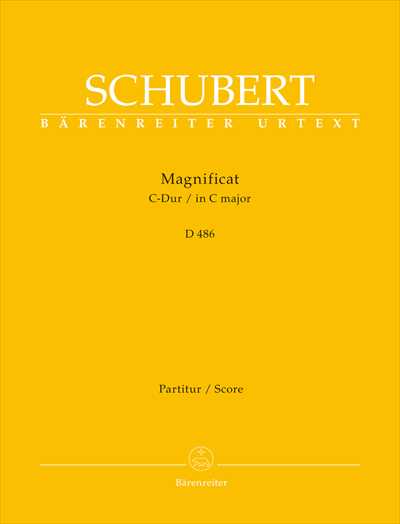 Magnificat in C D.486 [Full Score]