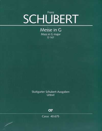 Messe No.2 in G D.167 [Full Score]