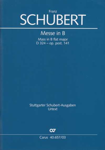 Messe No.3 in B D.324