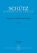 Historia der Geburt Jesu Christi SWV 435 [Vocal Score]